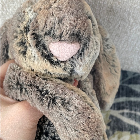 JellyCat Plush Brown Bunny Stuffed Animal - Soft Long Ears - Picture 10 of 13